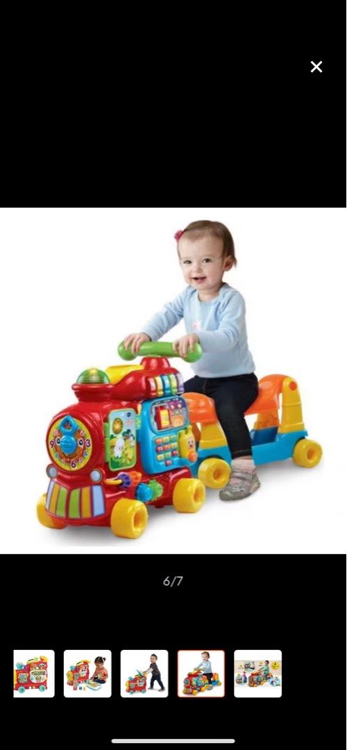 Vtech Train Walker Vtech alphabet train toddler walker, Babies & Kids, Infant Playtime on ...