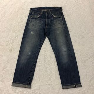VINTAGE  DISTRESSED LEVIS BIG E 501XX 1966 REPRODUCTION SELVEDGE / KEPALA KAIN JEANS (RM130 SIAP POSTAGE)
