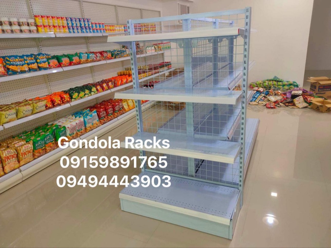 Wire Mesh Grocery Display Racks on Carousell