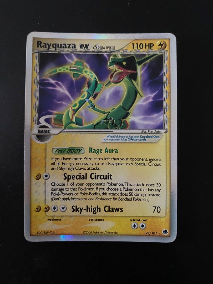 Wts Pokemon card rayquaza v Alt art rayquaza ex evolving skies lost