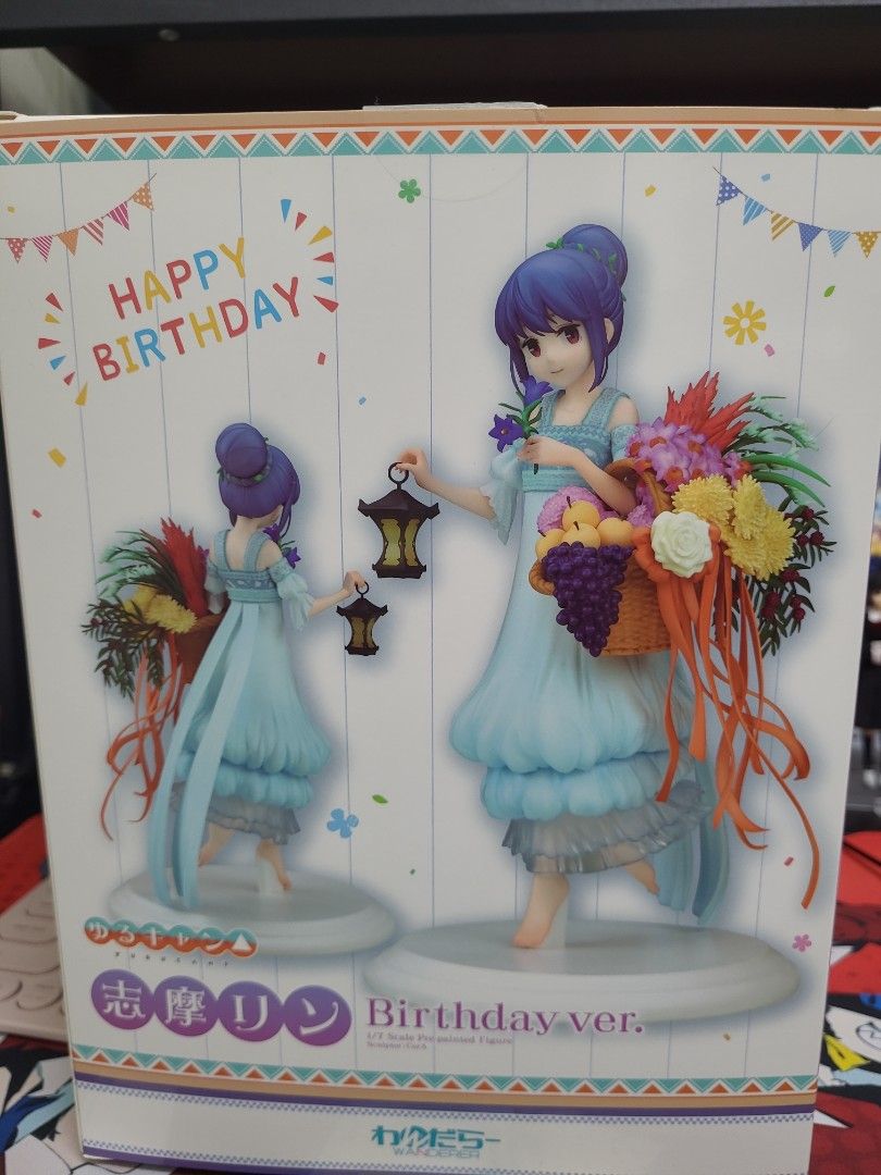 WTS Yuru Camp Rin Shima Birthday Scale Figure, Hobbies & Toys, Toys