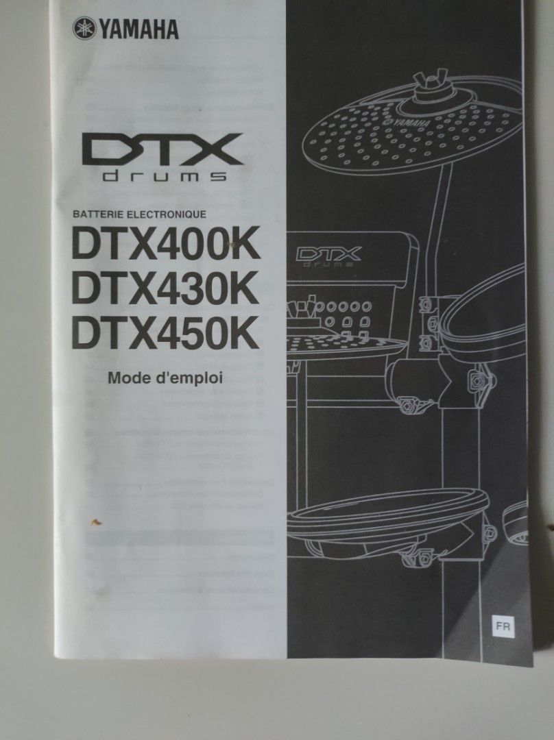 Yamaha Electronic Drum Manual instruction, Hobbies & Toys, Music