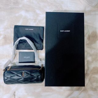Ysl 肩背圓筒包 全配