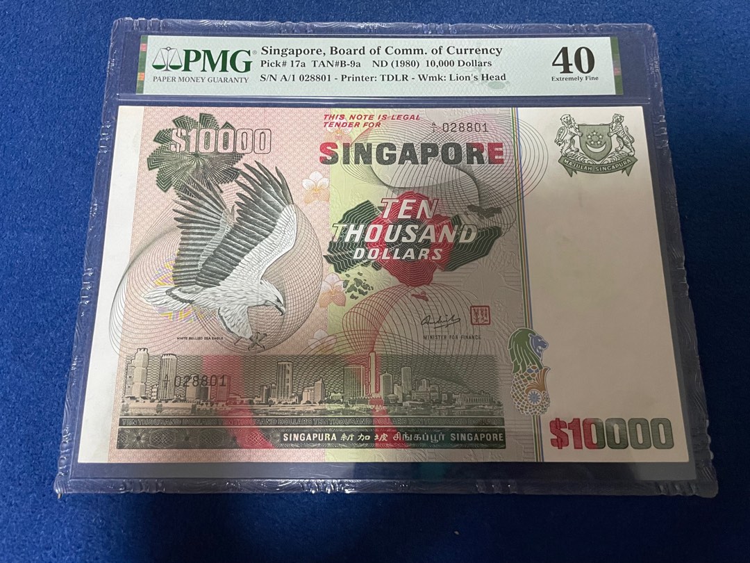 $10000 Singapore Bird Series Note, Hobbies & Toys, Memorabilia ...