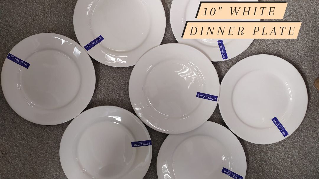 10" DINNER PLATE, WHITE PLATE, RESTAURANT PLATE (Category: Dinnerware & Cutlery) located in Manila. Submitted by cartelcomnl (Listing ID 1222055395, Image 3). Description: Permission to post admin. 10" DINNER PLATE, WHITE PLATE, RESTAURANT PLATE WHOLESALE!! 2,000.00 ONLY - 30PCS PER BOX OPEN FOR COD- BODEGA SALE metro manila via lalamove Message us for more Info..