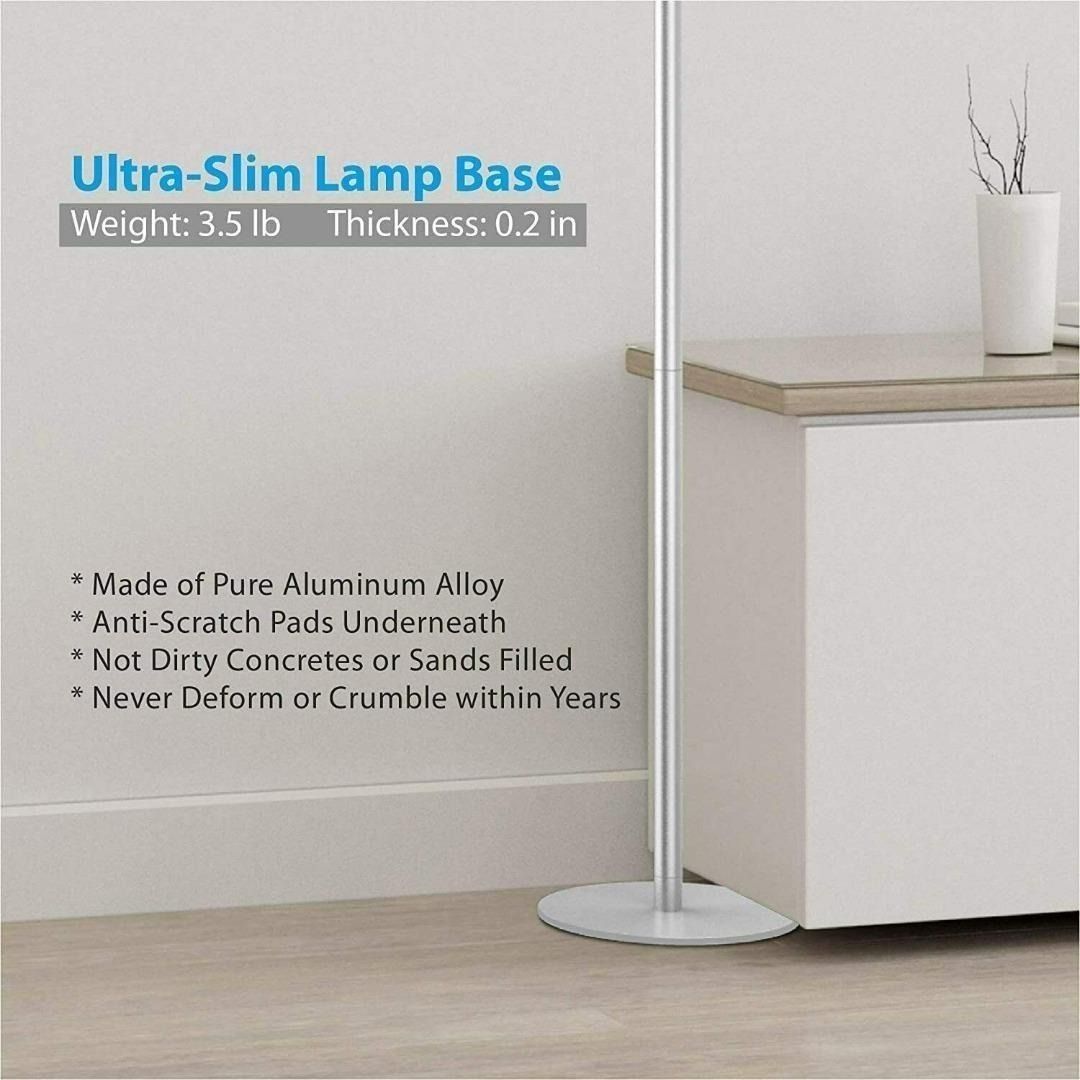 1235 TROND Halo X 30W 4200lm 5500K LED Torchiere Floor Lamp