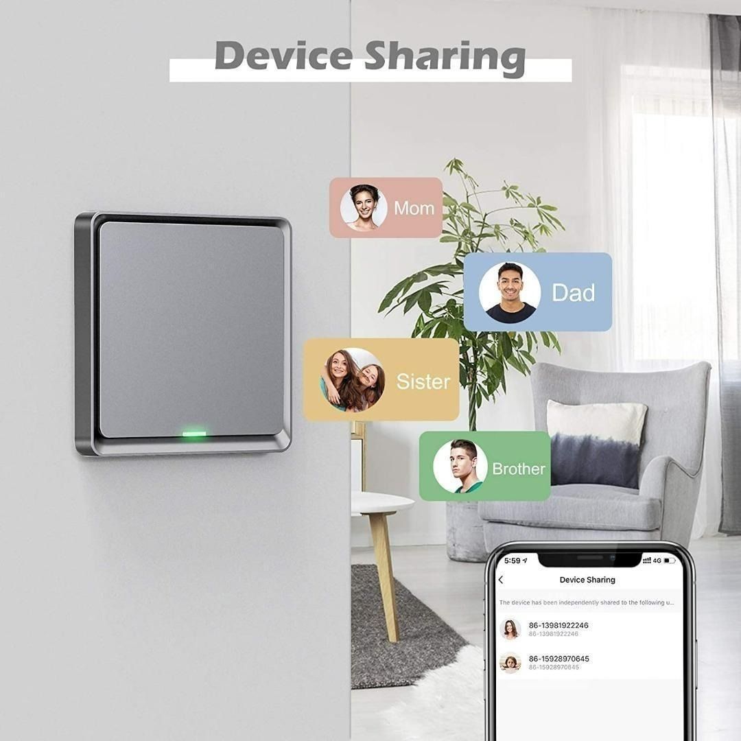 Alexa compatible smart light switch top