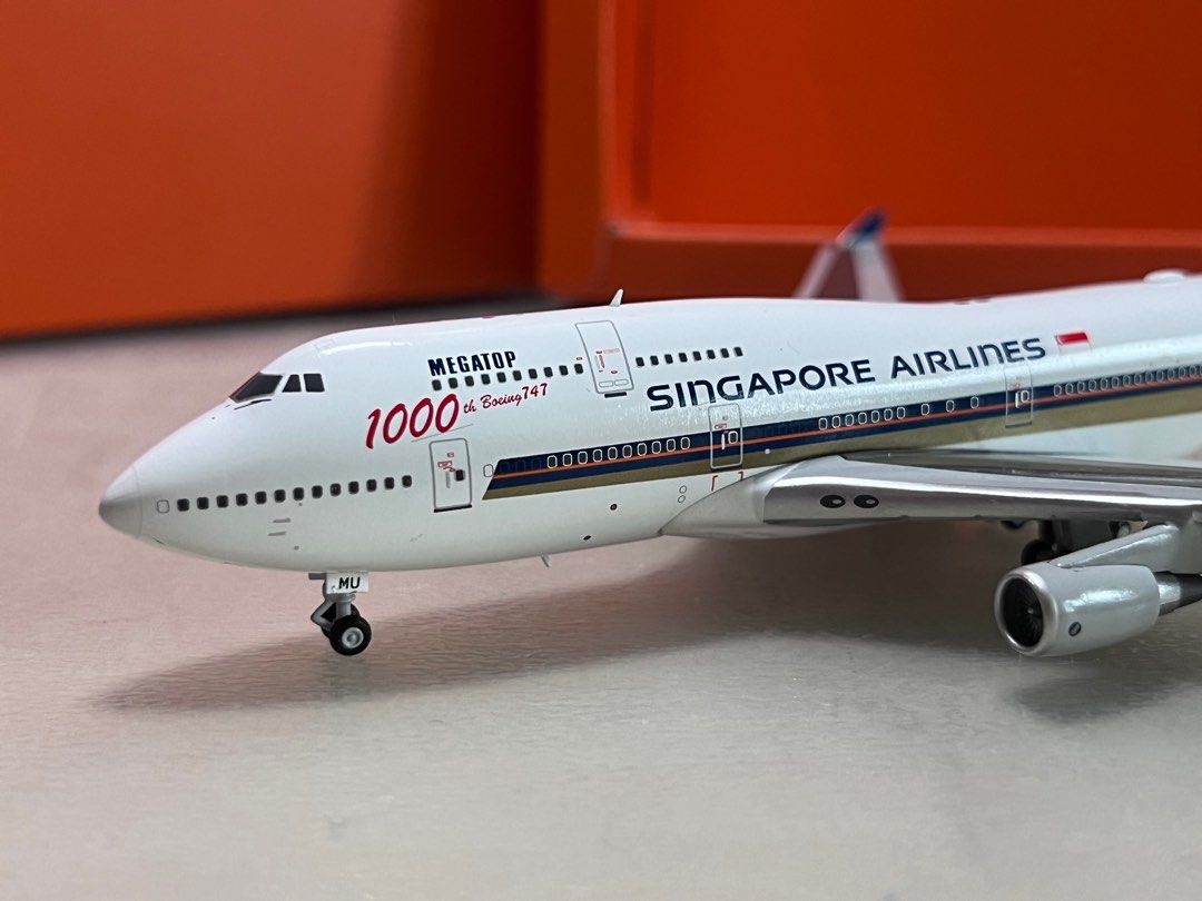 サイズ変更オプション B747-400 シンガポール メガトップ 1000th 9V