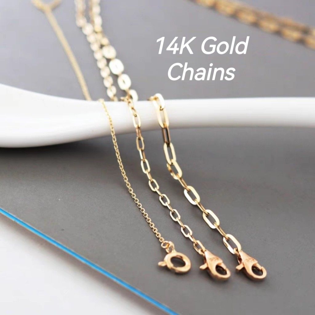 Real gold cheap chains for womens