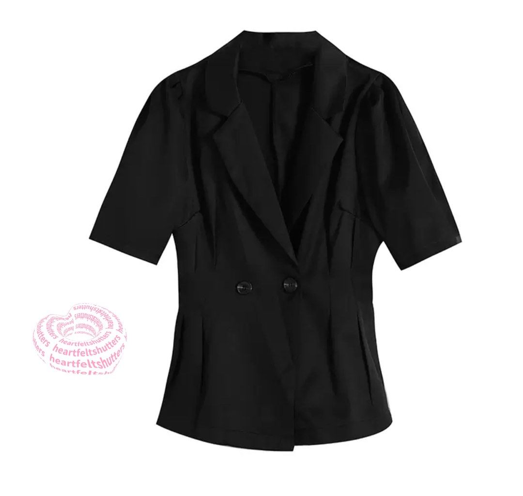 White skirt shop and blazer set