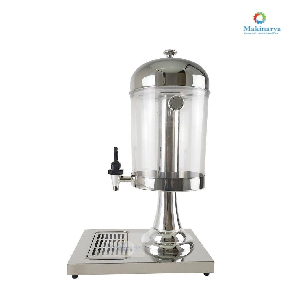 8L Beverage Dispenser, Juice Dispenser (Category: Pitchers & Dispensers) located in Manila. Submitted by makinaryageneral.merchandise (Listing ID 1222183161, Image 2). Description: 1. Clear Acrylic Material 2. Stainless Steel Ice Holder, Lid, and stand 3. For Catering Equipment, Buffet, Cafeteria… 4. Perfect for Personal or Professional use 5. Ice tube to keep beverage contents chilled without watering down your beverage Single Tab Dimension: 27*