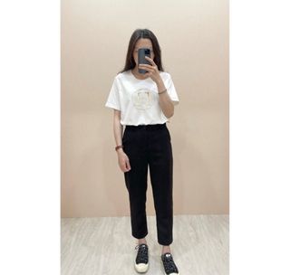 直筒顯瘦西裝老爺褲