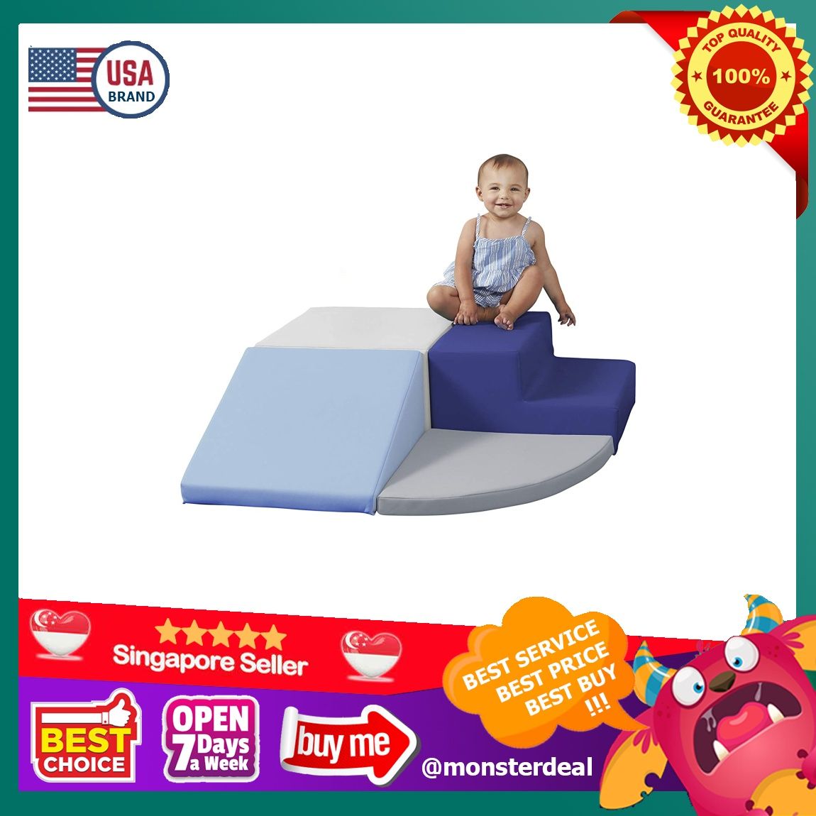 FDP USA SoftScape Toddler Playtime Corner Climber