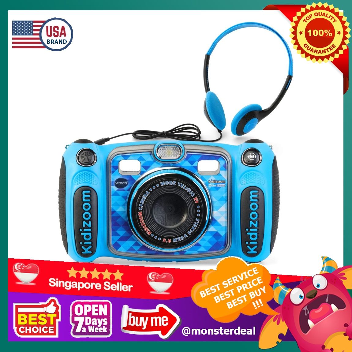 Vtech kidizoom duo 5.0 deluxe digital selfie camera sale