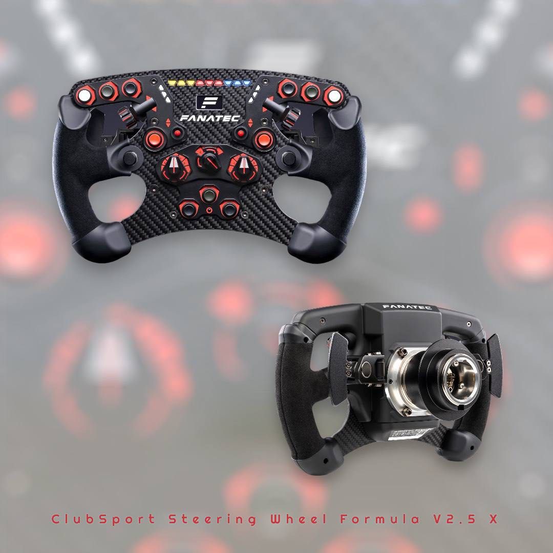 Fanatec clubsport formula v2.5x steering wheel, 電子遊戲, 遊戲機 