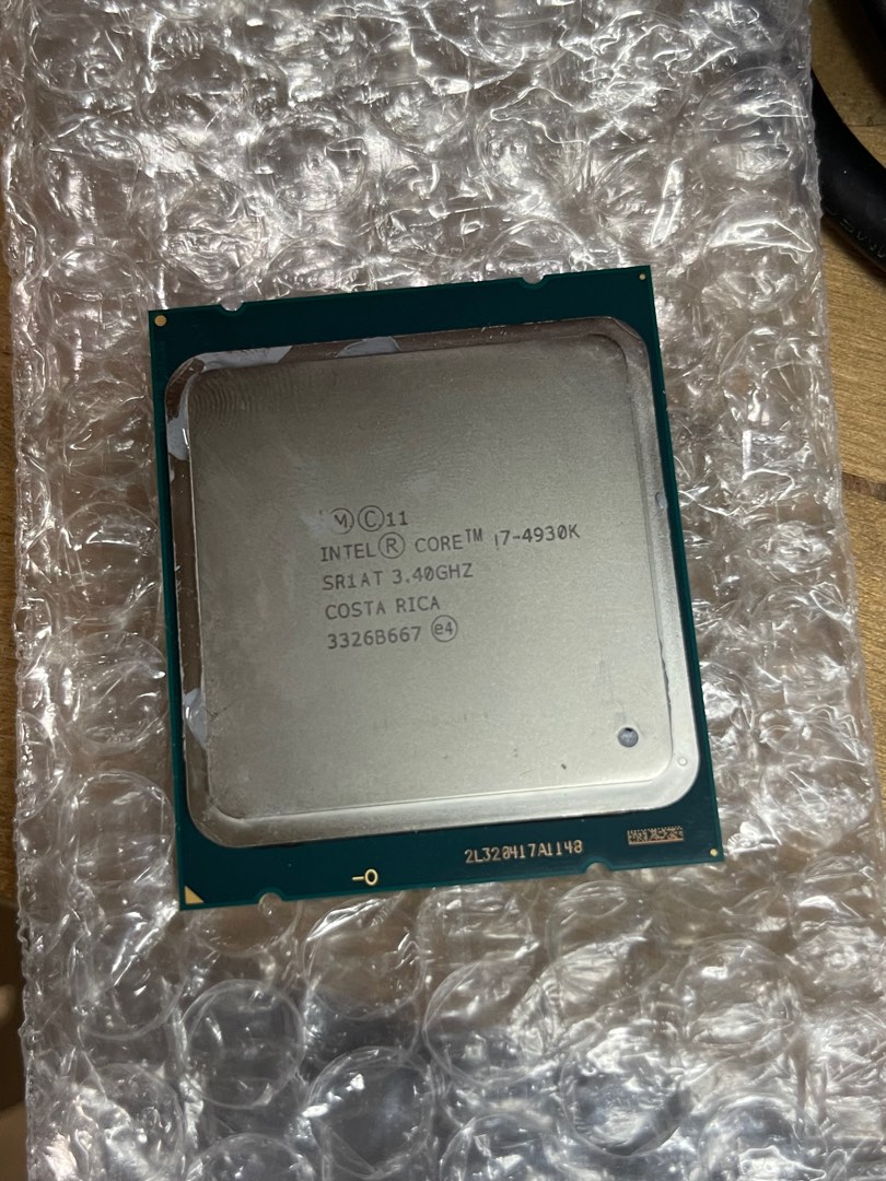 二手INTEL CORE I7-4930K 3.4GHZ 6C/12T LGA2011 CPU, 電腦