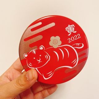 <木木·仕事部屋 Mu Mu Studio> 日本 神戶風月堂 2022年 壬寅 虎年 限定 鐵盒 餅乾盒 鐵盒控 收藏