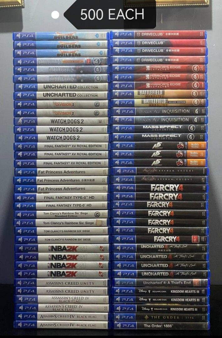 💸 Or trades (Category: PlayStation) located in Manila. Submitted by philipanselmer (Listing ID 1222142565, Image 3). Description: For sale! Prices in the pics! Pandacan Manila location Less 100 every 3 games.