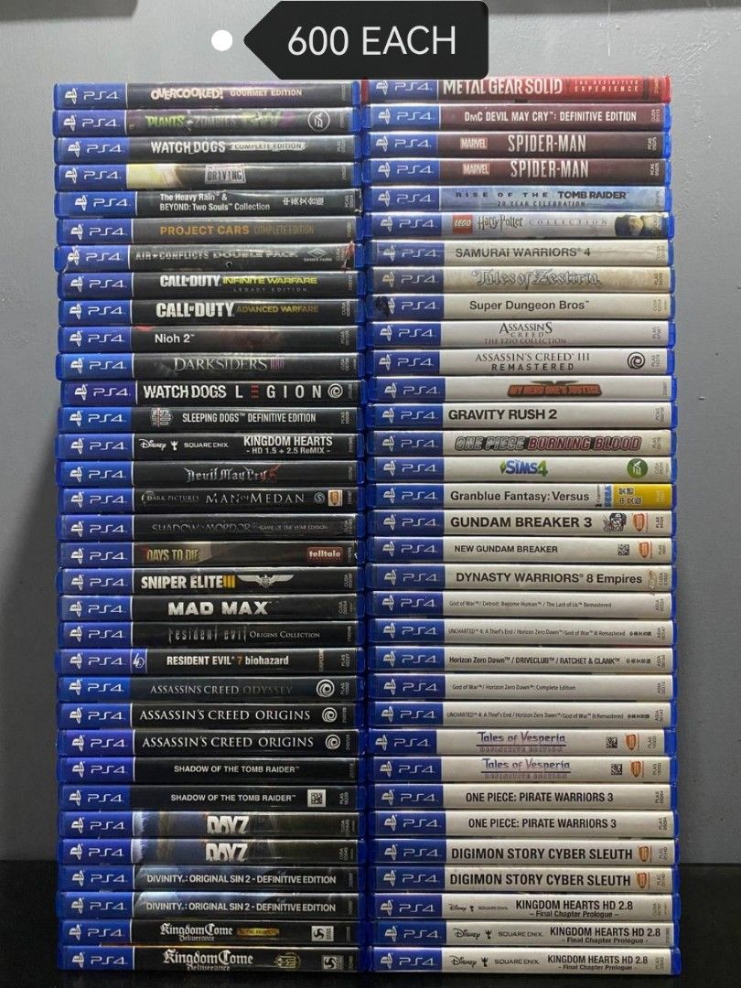 💸 Or trades (Category: PlayStation) located in Manila. Submitted by philipanselmer (Listing ID 1222142565, Image 2). Description: For sale! Prices in the pics! Pandacan Manila location Less 100 every 3 games.