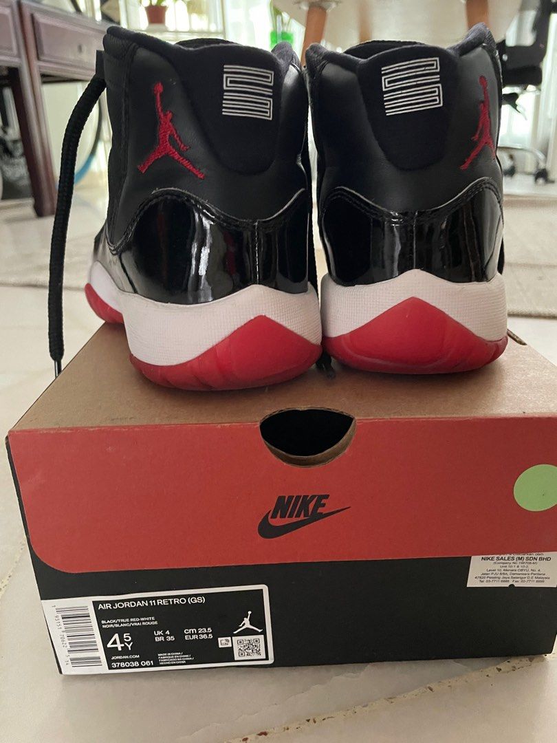 Air jordan 11 on sale retro rouge
