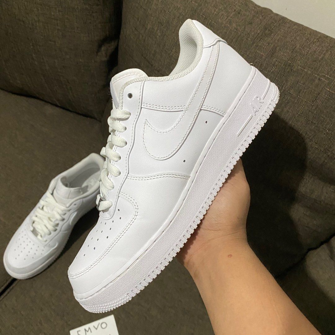 triple white air forces
