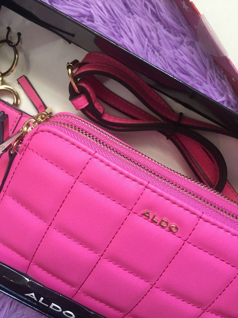 Aldo quilted doublezip crossbody bag on Carousell