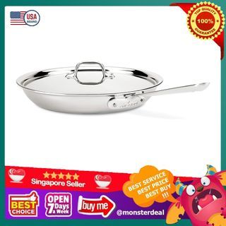 All-clad D3 Stainless 3-ply Bonded 6-qt Deep Saute Pan with Lid & 14in  Ladle