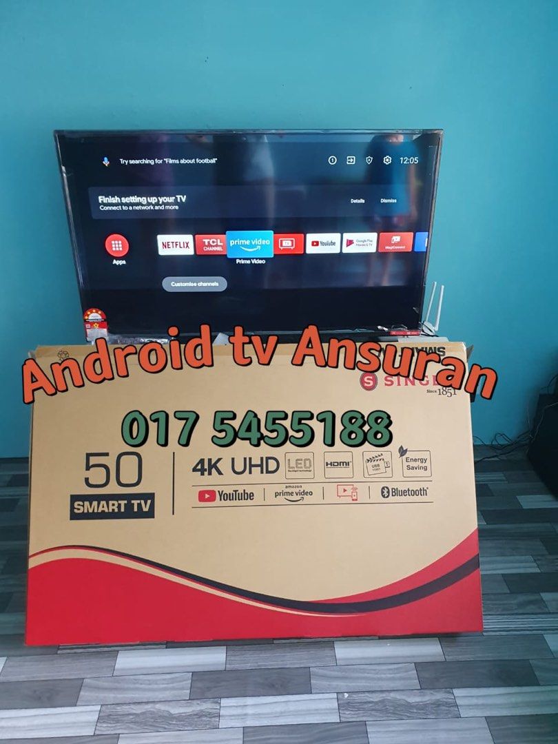 Android tv installment/ tv ansuran, TV & Home Appliances, TV
