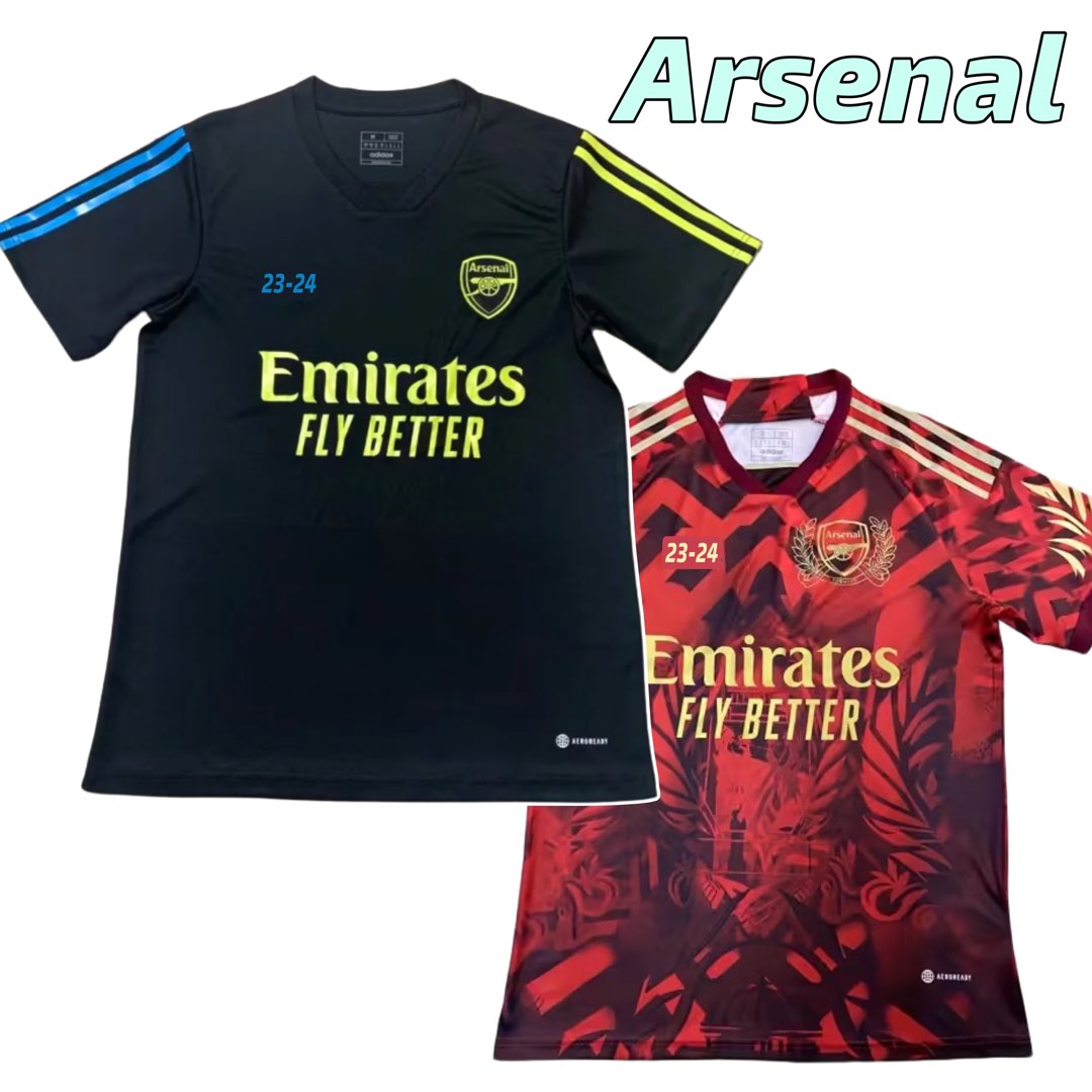 Arsenal Training Kit 2324 Football Jersey, Men's Fashion, Tops & Sets, Tshirts & Polo Shirts on