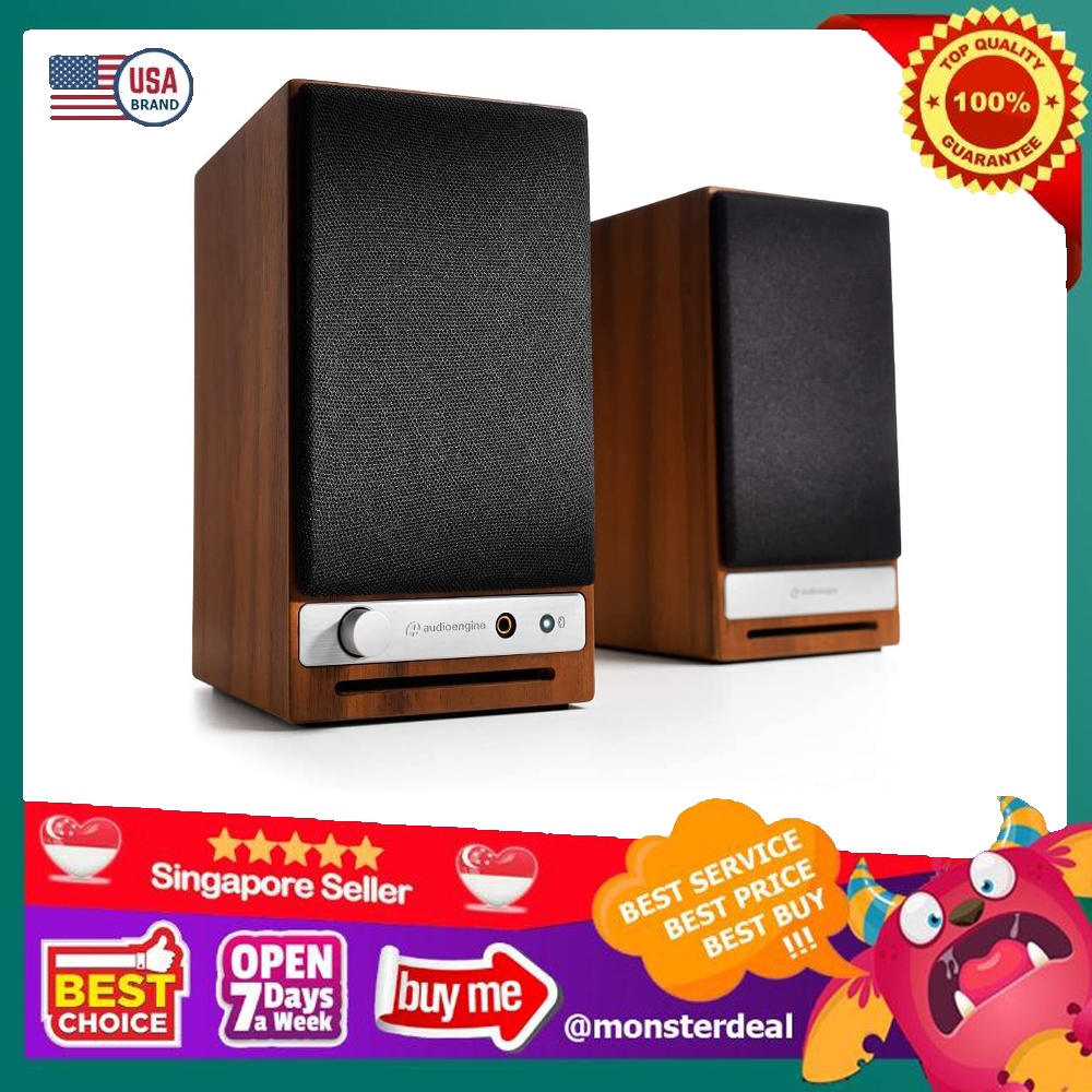 Audioengine HD3WAL Powered Bookshelf Speaker, Audio, Soundbars