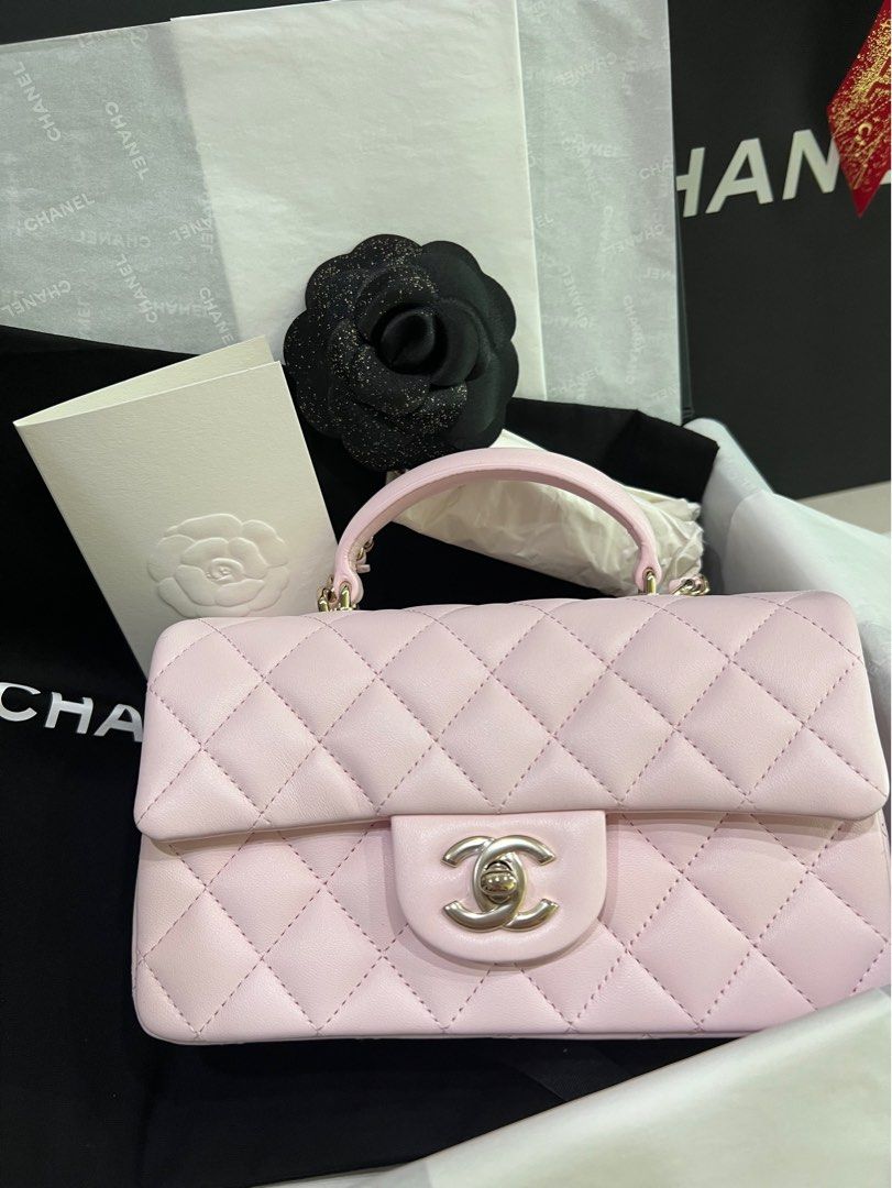 💗Authentic Chanel Mini Flap Bag with Top Handle (BNIB), Luxury, Bags &  Wallets on Carousell