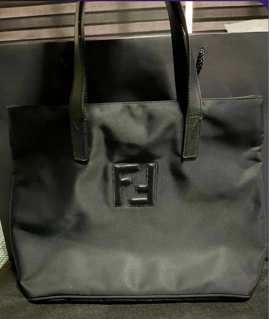 Fendi nylon hotsell tote bag