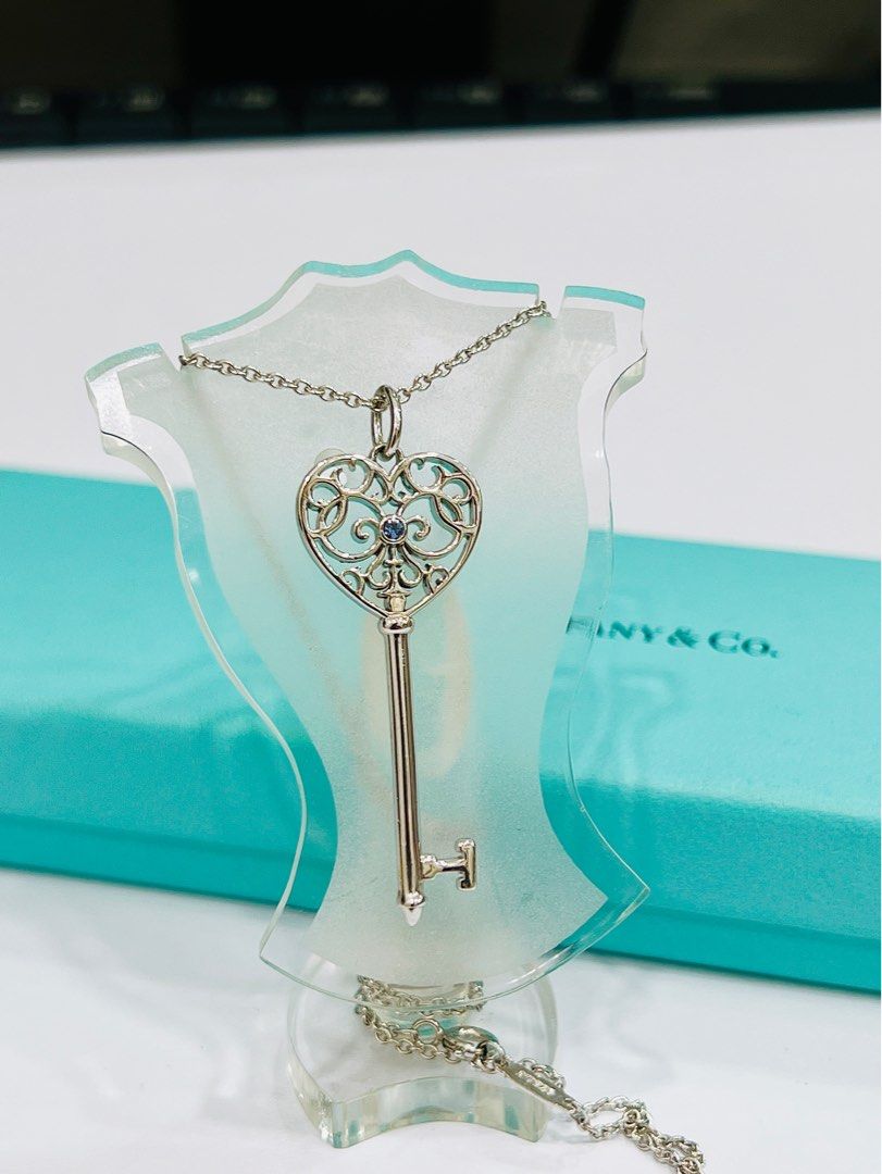 Tiffany enchant heart key pendant hot sale