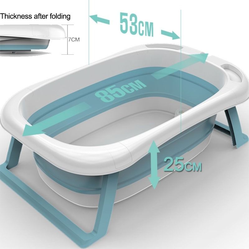 Baby Foldable Bathtub With Temperature Sensor kids bath tub, Babies ...