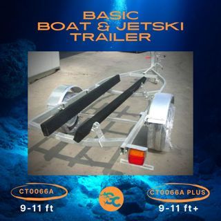 Basic Boat and Jetski trailer 9-11ft CT0066A Brand New