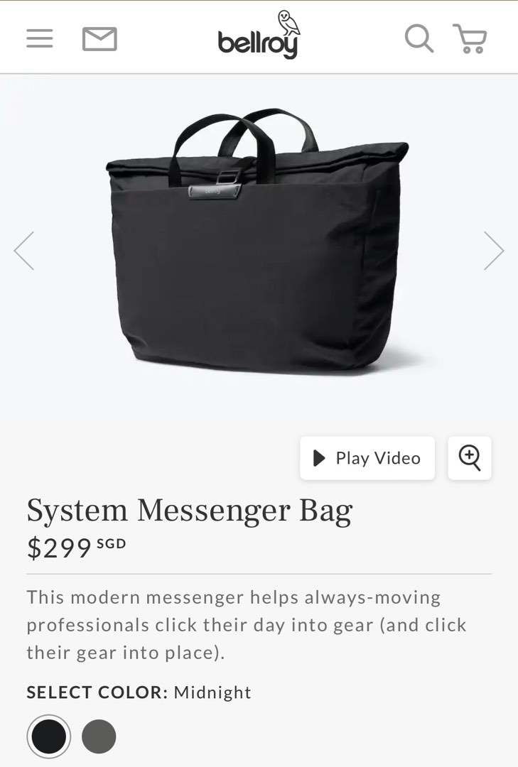 Bellboy System Work Bag, Men's Fashion, Bags, Sling Bags on Carousell