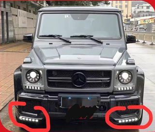 Benz G300G350G500G550G63G65 W463 Brabus 頭唇包圍LED燈 AMG Mansory
