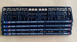 BMW Car Plate Holders (Performance Munich Autos)