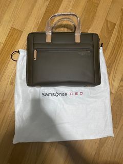 BN samsonite red genesseh briefcase massager bag