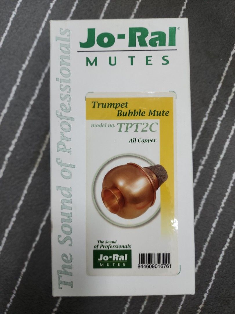 BNIB JoRal Mutes Trumpet Bubble Mute TPT2C, Hobbies & Toys, Music