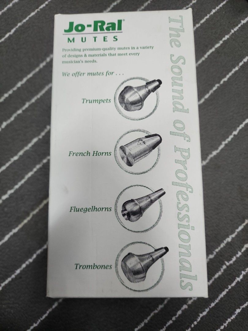 BNIB JoRal Mutes Trumpet Bubble Mute TPT2C, Hobbies & Toys, Music