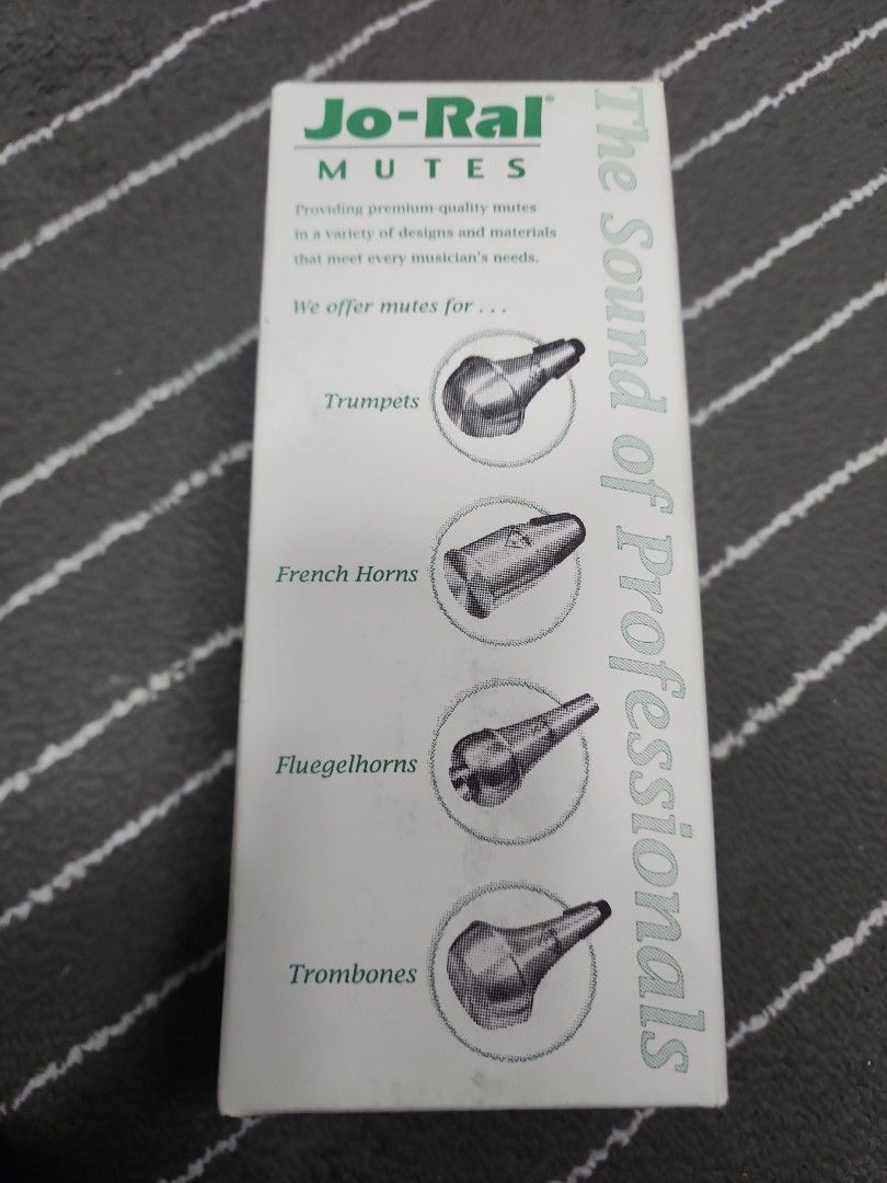 BNIB JoRal Mutes Trumpet Practice Mute TPT1P, Hobbies & Toys, Music