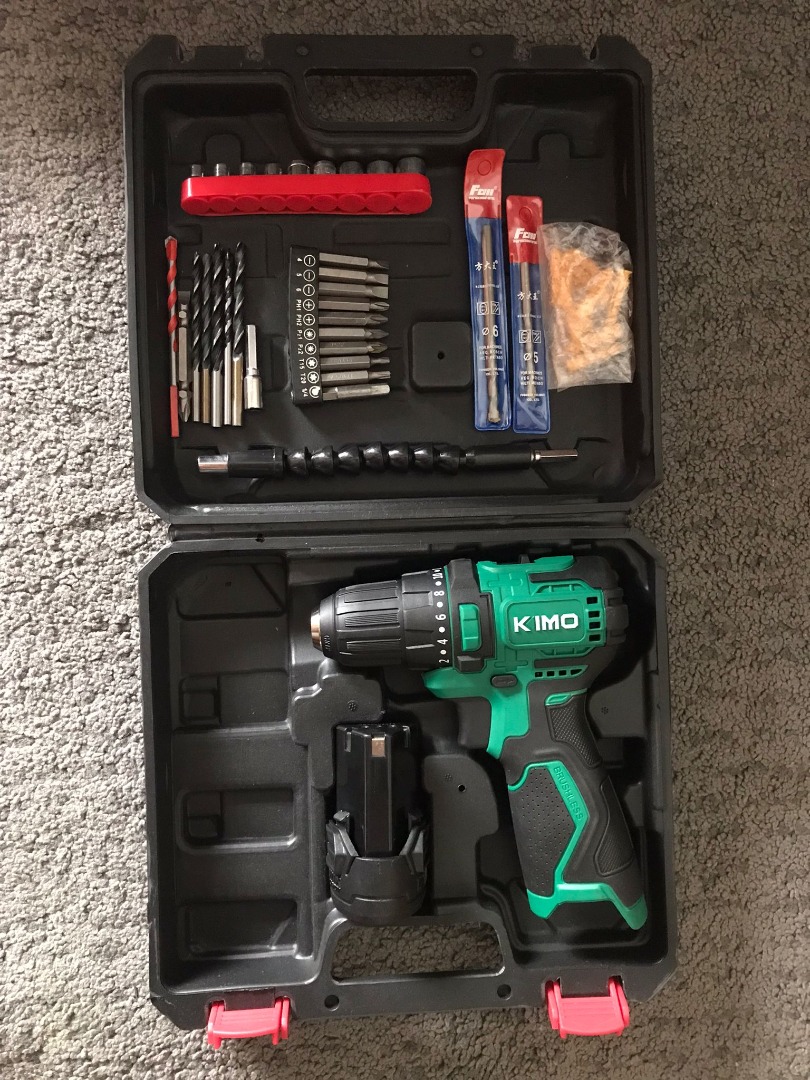 Kimo 12v hotsell cordless drill