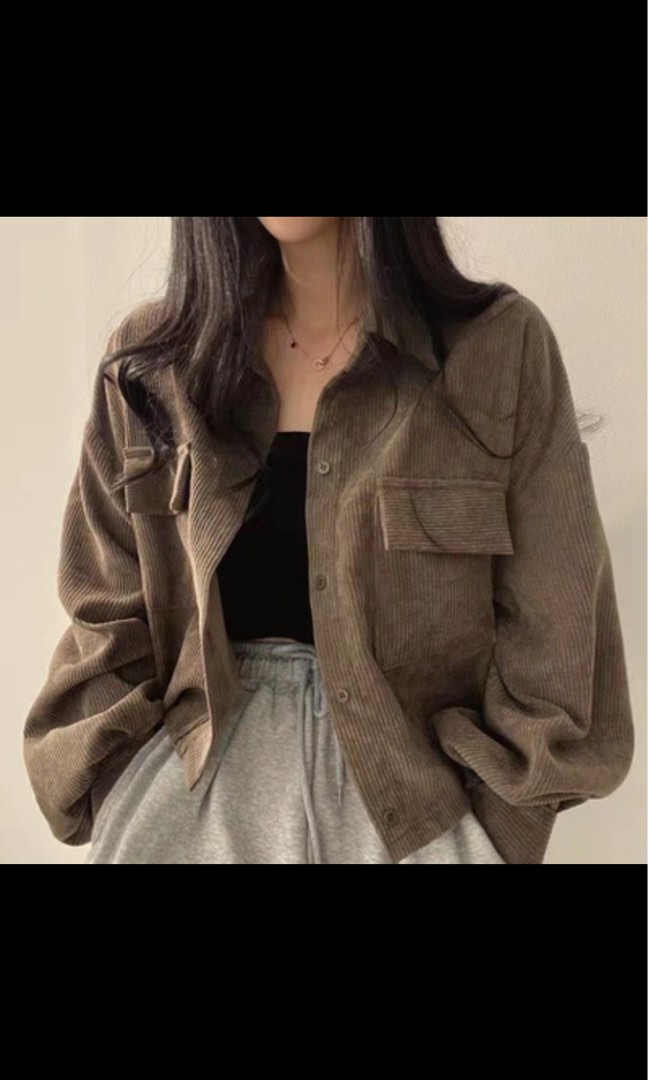 Brown corduroy jacket and pants main image 0