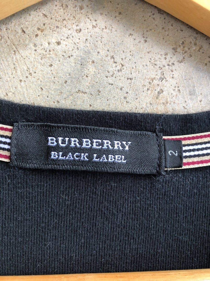 BURBERRY Black Label V neck shirt, Women's Fashion, Tops, Shirts on  Carousell