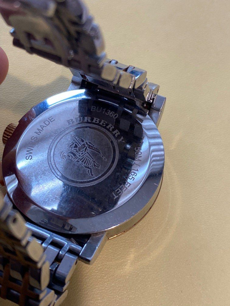 Burberry swiss made watch sales