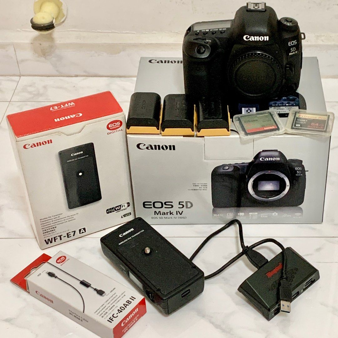 canon 5d mark iv wifi file transfer