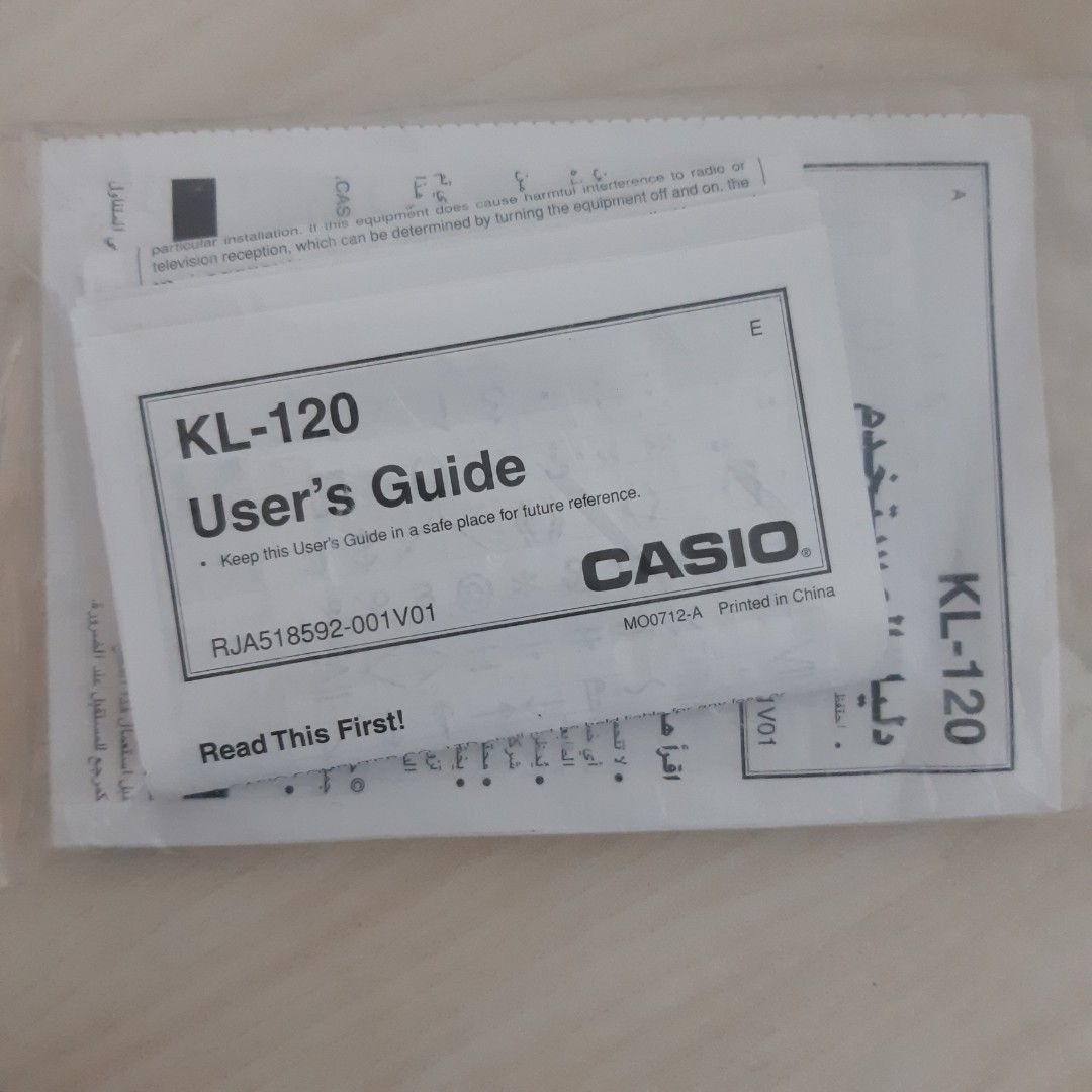 casio ezlabel printer label it!, Computers & Tech, Printers, Scanners