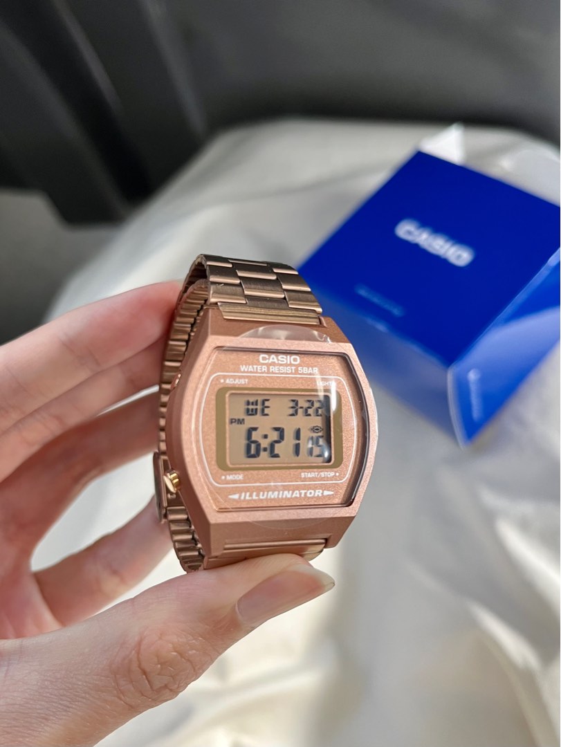 CASIO Illuminator GENERAL B640WC 5ADF WOMEN S WATCH in Rose Gold