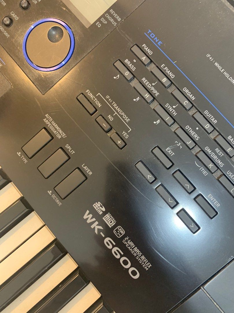 Casio WK6600 Keyboard, Hobbies & Toys, Music & Media, Musical